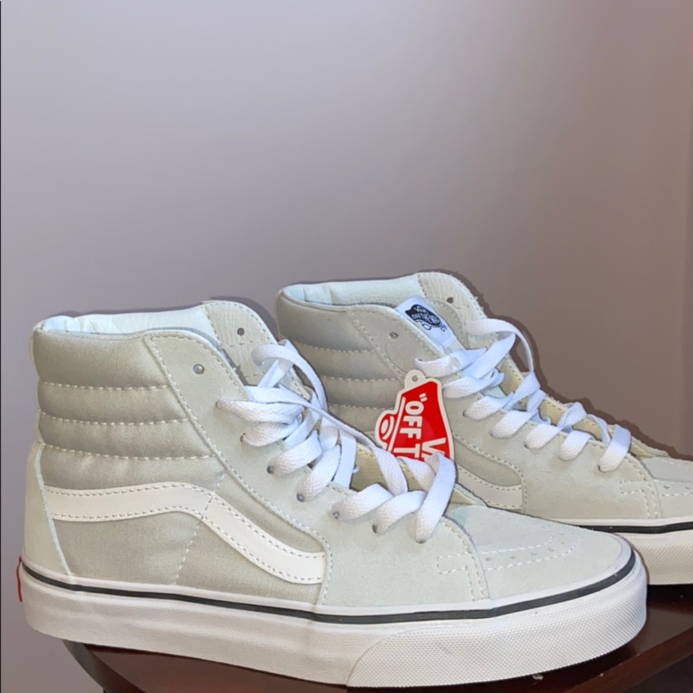 Brand New Mint Green & White Vans sz 5.5 (men)